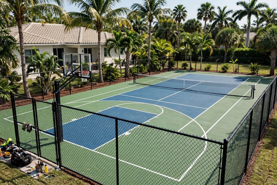 Specialty: Kennels, Sport Courts and Temporary Fencing example